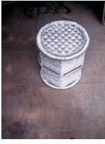 Silver Rope Mudda Stools