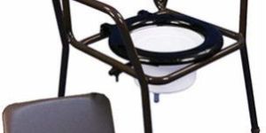 Height Adjustable Commode Chair