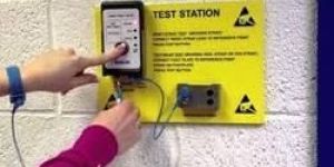 Wall Plated End Station ESD Testing Meter
