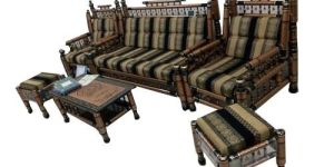 Rajwadi Wooden Sofa Set