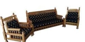 Wooden Rajwadi Square Sofa