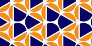 Geometrical Printed Fabric