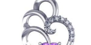 Party Wear Silver Pendant