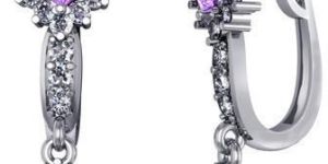 Swarovski Crystal 925 Sterling Silver Earring