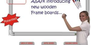 Umex-FT Series Chrome Plated Corner Non Magnetic Board