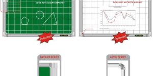 Umex-FT Series Chrome Plated Corner Non Magnetic Graph Board