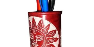 Marble Stone Pen Holder