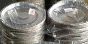 Round Silver Paper Plates