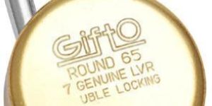Gifto Round 65 Brass Padlock