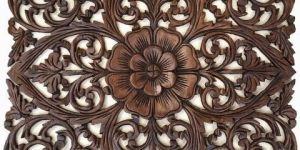 Carved Wooden Wall Decor