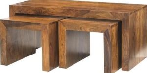 Designer Wooden Coffee Table Set