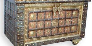 Metal Inlaid Trunk Boxes