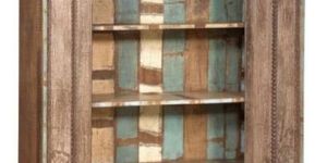 Reclaimed Carved Wooden BookShelf