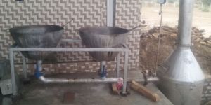 Wood Fire Mini Mawa Making Machine