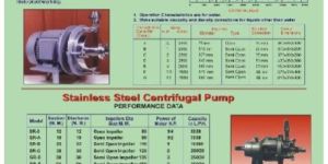 S. S.Centrifugal Pump