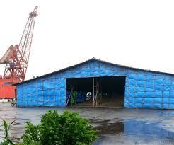 Tarpaulin Monsoon Shed
