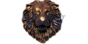 Lion Face Sculpture