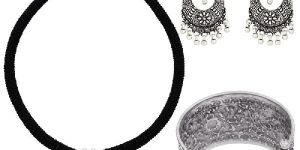 Antique Silver Temple Set