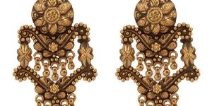 Double Layered Temple Studs