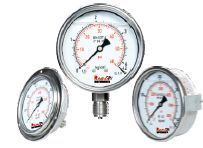 Bourdon Type Liquid Filled Pressure Gauges