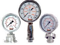 Sanitary Process Connection Diaphragm Sealed Pressure Gauges
