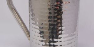 Steel Copper Hammered Jug