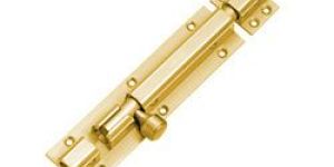 Brass Hex Tower Bolt
