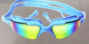 Blue Swimming Goggles