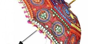 INDIAN EMBROIDERY DESIGNER UMBRELLA