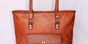 Ladies Leather Tote Hand Bags