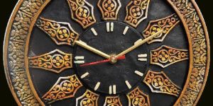 Terracotta Designer Wall Clock