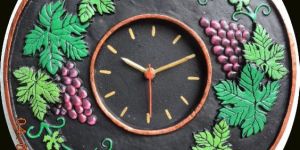 Terracotta Designer Wall Clock Nature Design