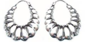 Plain Silver Earrings