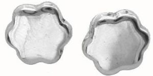 Plain Silver Earrings