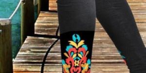 Embroidered Legging