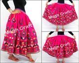 Vintage Kutch Rabari Mirror Work Skirt