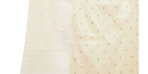 Cream Chanderi Cotton Suit Dupatta