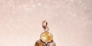 Sterling Silver Exquisite Multicolored Pendant