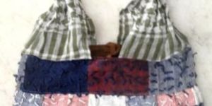 Cotton Canvas Boho Hobo Handcrafted with Fringes Indian Sling Cross Body Long Shoulder Bag