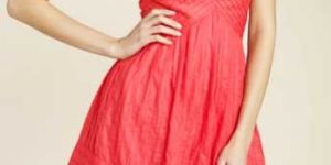 Ladies Dress (Rose Red)
