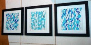 Abstract Weaving On Paper