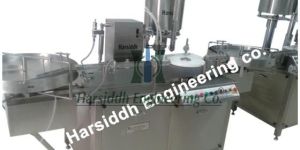 Liquid Vial Filling with Rubber Stoppering Machine