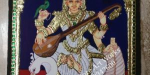 Saraswati Maa Tanjore Paintings