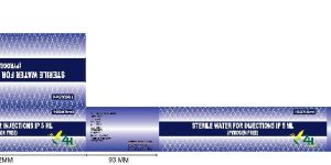 STERILE WATER FOR INJECTION 5ML