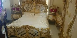 Wooden Antique Double Bed