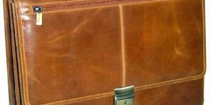 Light Brown Leather Executive Bag