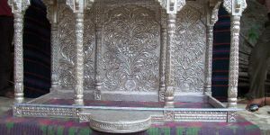 Silver Plated Temples