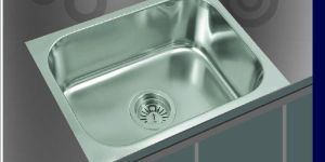 Square Shaped Stainless Steel Single Bowl Kitchen Sink