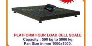 Four Load Cell Platform Weighing Scale