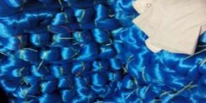 Blue Monofilament Yarn